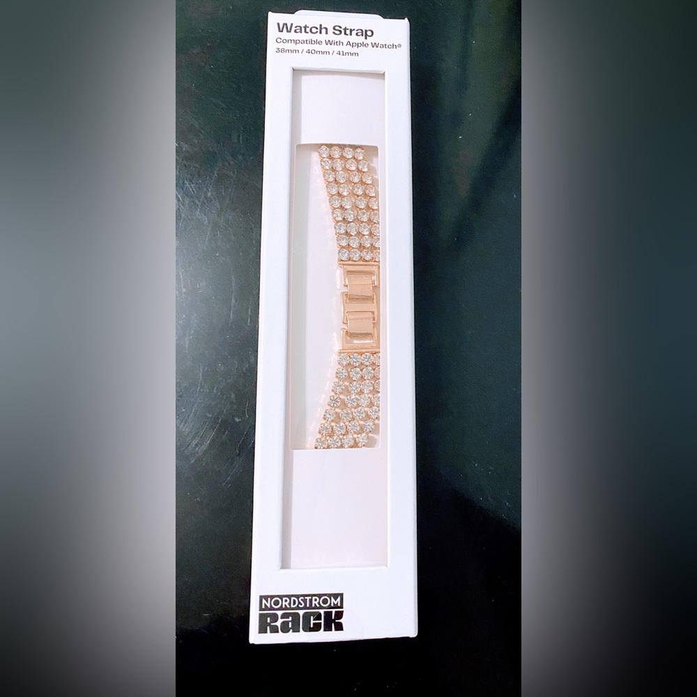Gold Crystal Apple watch band - Fits 38mm 40mm 41mm